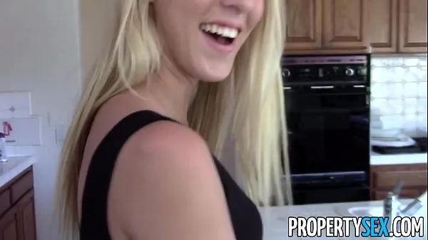 PropertySex - Super fine wife cheats on her husband with real estate agent Filem klip terbaik