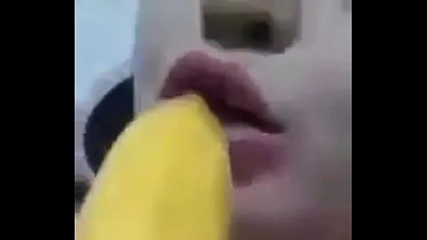 A legjobb Labo Jasmine sucks a banana and licks it klip filmek