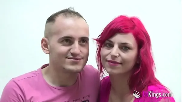 Best Romanian couple gets it on for the cameras at FAKings clips Movies