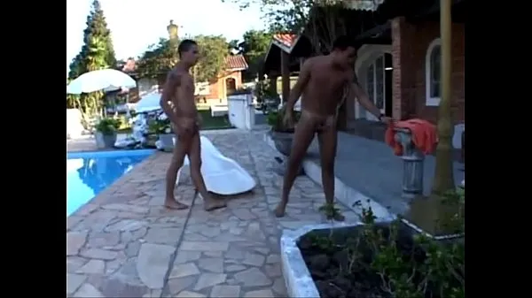 Beste Sweet latino studs wrecking each other sweet ass by the pool clips Films