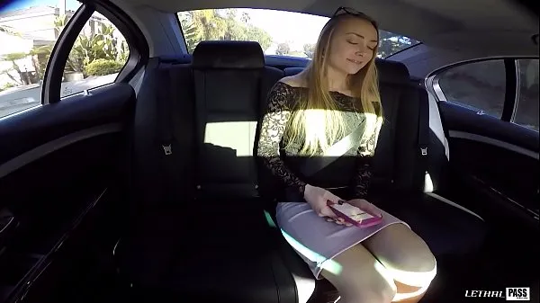 Cute Blonde Sadie Blair Fucks Her Boober Driver and gets busted by the cops for real, all caught on video clip hay nhất Phim