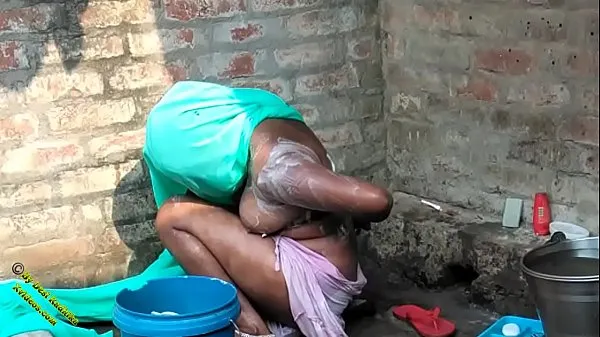 Meilleurs Indien en plein air bain vidéo Porno dans hindi clips Films