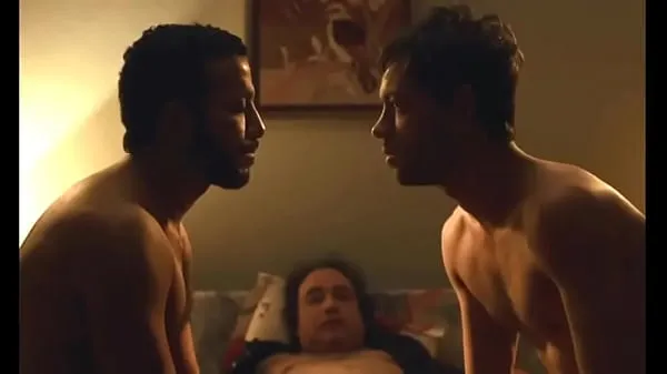 Best Éric Bernard and Félix Maritaud in a sexy andf hot gay kiss from movie Sauvage clips Movies