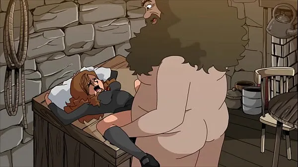 Beste Dicker Mann zerstört Teen Pussy (Hagrid und HermineClips aus Filmen