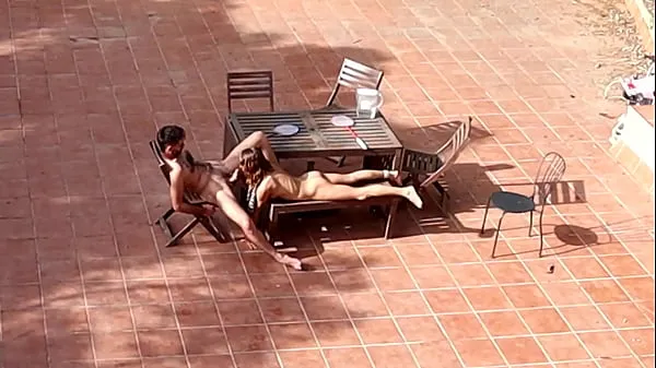 Best Public. Couple Playing and Fucking in the Courtyard, outside clips Movies