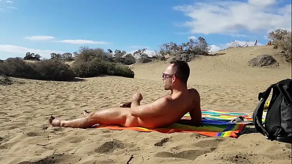 Best Public handjob in the dunes of Gran Canaria clips Movies