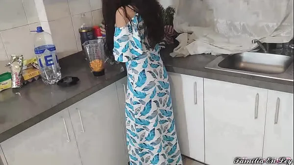 Best My Beautiful Stepdaughter in Blue Dress Cooking Is My Sex Slave When Her Is Not At Home clips Movies