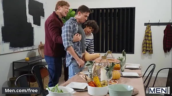 Best Friendsgiving Meeting With Nate Grimes And His Friends Ends Up In A Wild Raw Fucking Gay Party - Men clips Movies