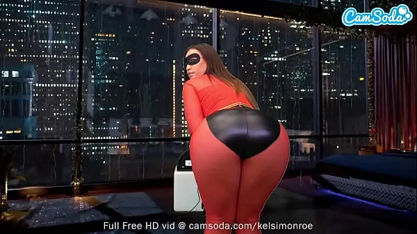 Beste Camsoda - Big Butt Kelsi Monroe als Elastigirl macht ihre Muschi nassClips aus Filmen