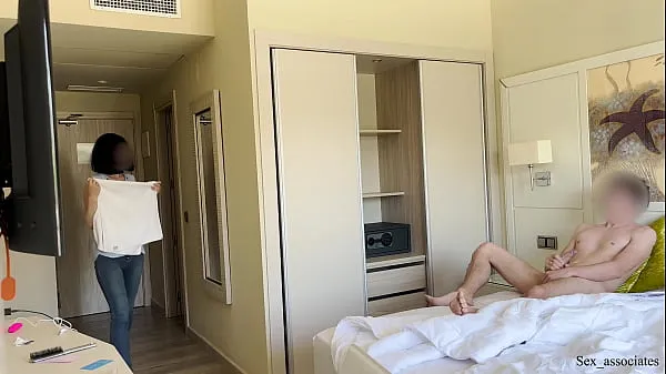 Best PUBLIC DICK FLASH. I pull out my dick in front of a hotel maid and she agreed to jerk me off clips Movies