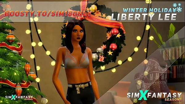 สุดยอด Winter Holiday - Liberty Lee - The Sims 4 คลิป ภาพยนตร์