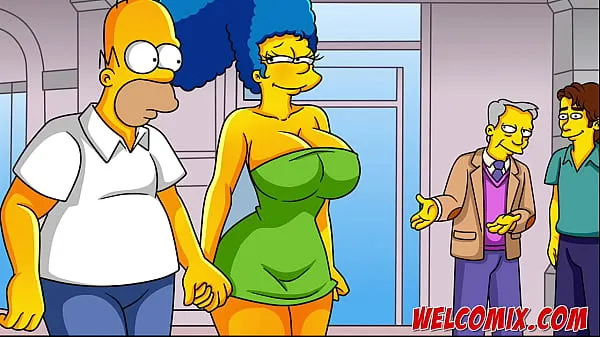 Bedste The hottest MILF in town! The Simptoons, Simpsons hentai filmklip